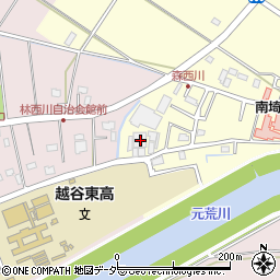 埼玉県越谷市増森207周辺の地図