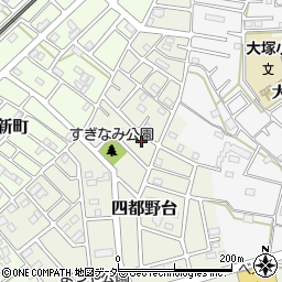 埼玉県川越市四都野台21-17周辺の地図