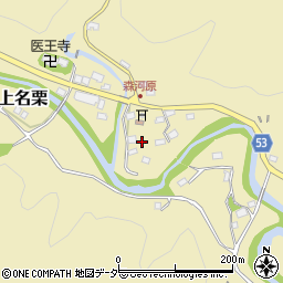 埼玉県飯能市上名栗523周辺の地図
