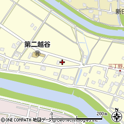 埼玉県越谷市増森312周辺の地図