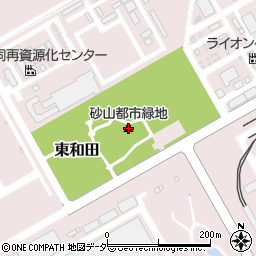 砂山都市緑地周辺の地図