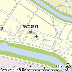 埼玉県越谷市増森393-1周辺の地図