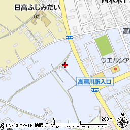 埼玉県日高市野々宮29周辺の地図