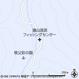 浦山渓流フィッシングセンター周辺の地図