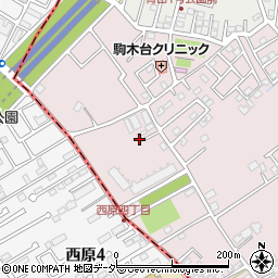 千葉県流山市駒木台3周辺の地図