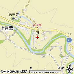 埼玉県飯能市上名栗522周辺の地図
