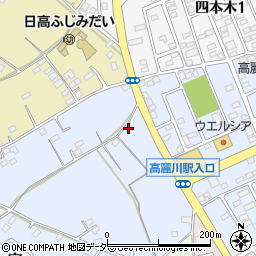 埼玉県日高市野々宮30周辺の地図