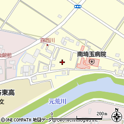 埼玉県越谷市増森241周辺の地図