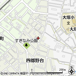 埼玉県川越市四都野台25-25周辺の地図