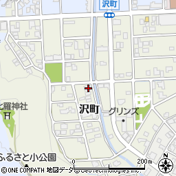 福井県越前市沢町180周辺の地図