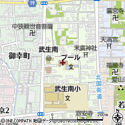 越前市役所　福祉武生南児童センター周辺の地図
