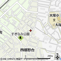 埼玉県川越市四都野台25-15周辺の地図