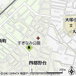 埼玉県川越市四都野台25周辺の地図