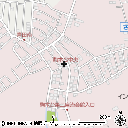 千葉県流山市駒木台338-12周辺の地図