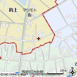 埼玉県さいたま市岩槻区釣上33周辺の地図