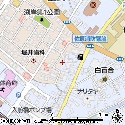 千葉県香取市北3丁目14周辺の地図