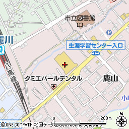 ヤオコー高麗川店周辺の地図