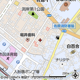 千葉県香取市北3丁目13-22周辺の地図