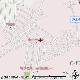 千葉県流山市駒木台338-5周辺の地図