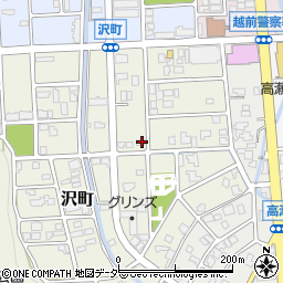 福井県越前市沢町129周辺の地図