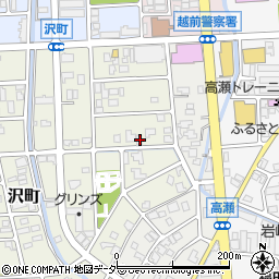 福井県越前市沢町54周辺の地図