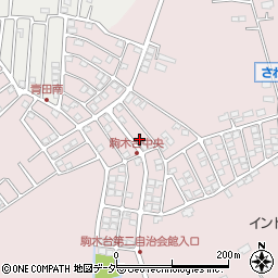 千葉県流山市駒木台338-7周辺の地図