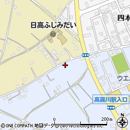 埼玉県日高市野々宮5周辺の地図