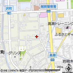福井県越前市沢町19-11周辺の地図