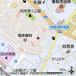 千葉県香取市北3丁目13-21周辺の地図
