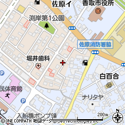 千葉県香取市北3丁目13-20周辺の地図