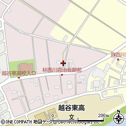 埼玉県越谷市増林5431-3周辺の地図