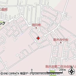 千葉県流山市駒木台410周辺の地図