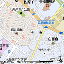 千葉県香取市北3丁目14-3周辺の地図