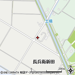 茨城県取手市長兵衛新田362周辺の地図