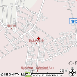 千葉県流山市駒木台338-4周辺の地図