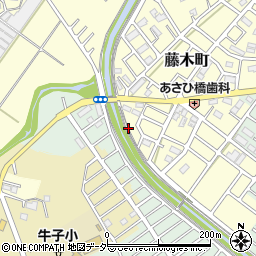 藤木町第三公園トイレ周辺の地図