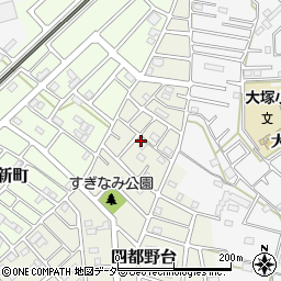 埼玉県川越市四都野台25-7周辺の地図
