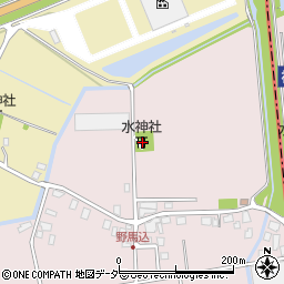 千葉県成田市野馬込448周辺の地図
