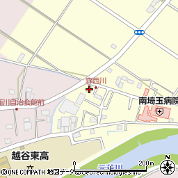 埼玉県越谷市増森201周辺の地図
