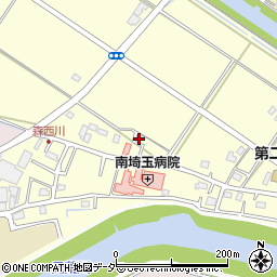 埼玉県越谷市増森254-7周辺の地図