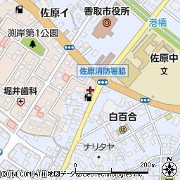 千葉県香取市北3丁目14-15周辺の地図