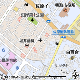 千葉県香取市北3丁目13-19周辺の地図