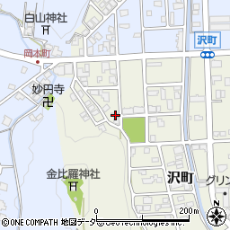 福井県越前市沢町222周辺の地図