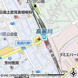 高麗川駅周辺の地図