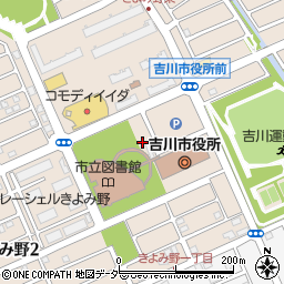 吉川市役所　総務部課税課市民税係周辺の地図