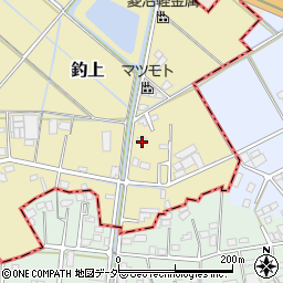 埼玉県さいたま市岩槻区釣上18周辺の地図
