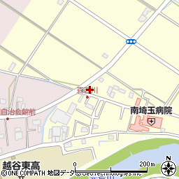 埼玉県越谷市増森527周辺の地図