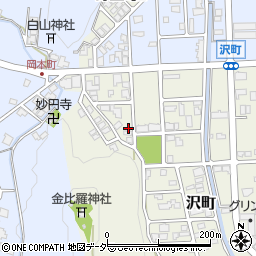 福井県越前市沢町221-2周辺の地図