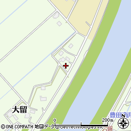 茨城県取手市大留314周辺の地図