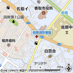 千葉県香取市北3丁目14-10周辺の地図